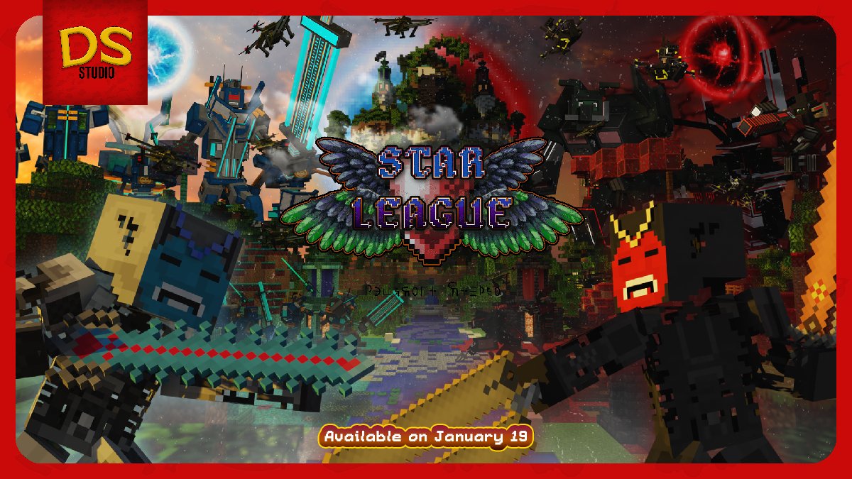 DeliSoft_studio's tweet image. Fight for freedom with the red team or fight for justice with the blue team in Star League!

#Minecraft #ComingSoon #PvP
