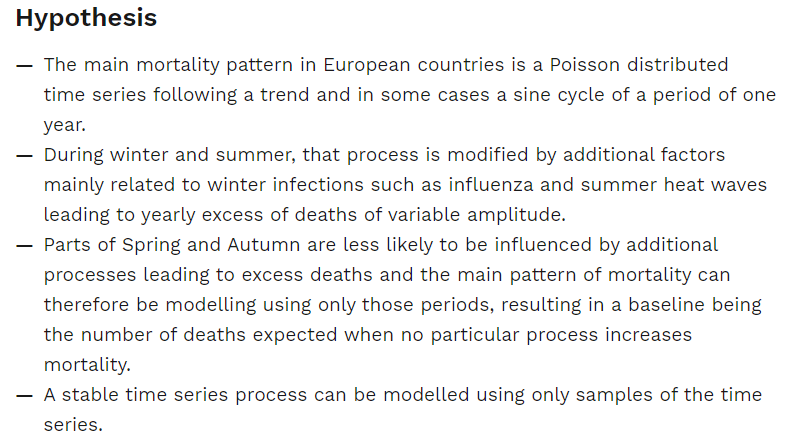 They also make some assumptions about the nature of the underlying 'shape' of this distribution, listed here.