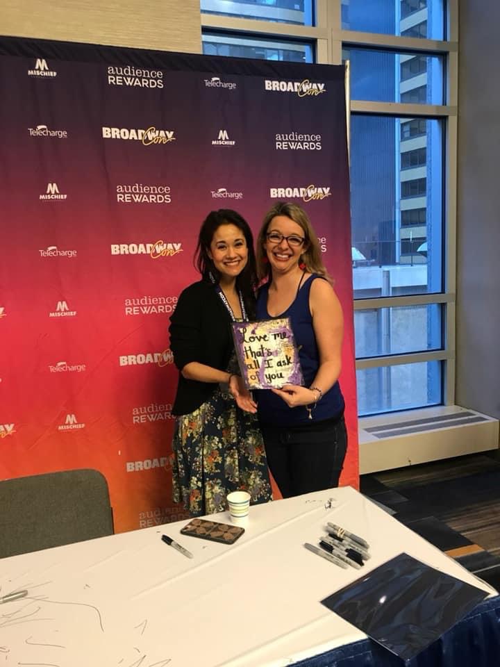 LexiconMusicArt's tweet photo. #flashbackfriday Thank you Ali Ewoldt for autographing my Phantom of the Opera art piece at BroadwayCon 💜💜💜
#Broadway #smallbusinessowners #musicaltheatre #phantomoftheopera #broadwaycon #lexiconoflove #memories #christine #broadwaysinger https://t.co/q8rmmakUD5