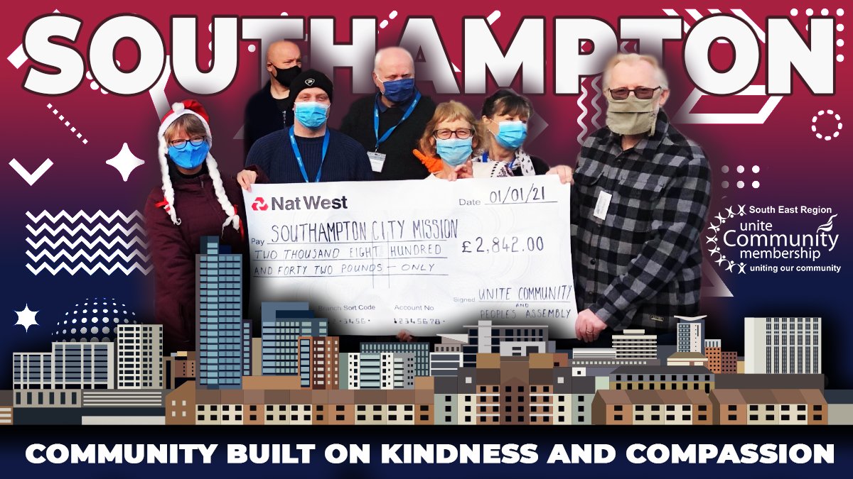unite_southeast's tweet photo. 👏A fundraiser and foodbank organised by @unitetheunion's Southampton Branch, alongside local charities and organisations, raised over £3,000 in cash as well as scores of brimming food crates for Christmas. 🔥❤️

Via #UNITElive  ⬇️
https://t.co/iiZa7adBXl

@unitecomsa @SotonUnite https://t.co/vbva2o93Tl