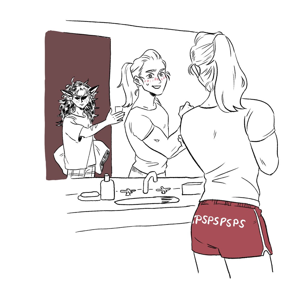 got a new brush.. what else to test it on but the one and only #catradora: domestic edition