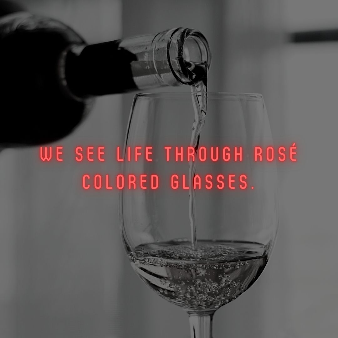 Everything's rosier when you have a glass of #rosé! 🍷 #funny #BarLife
