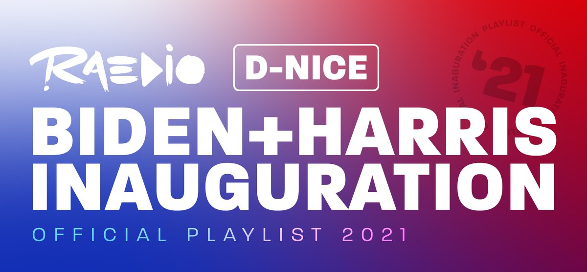 Are you planning your #Inauguration2021 at-home watch party?

Well let us take one thing off your plate — @DJDNice and <a href="/TheRaedio/">Raedio</a> came up with the perfect playlist for you to dance the night away as we ring in our new leaders. 💃🏼🕺

ffm.to/bidenharris2021
