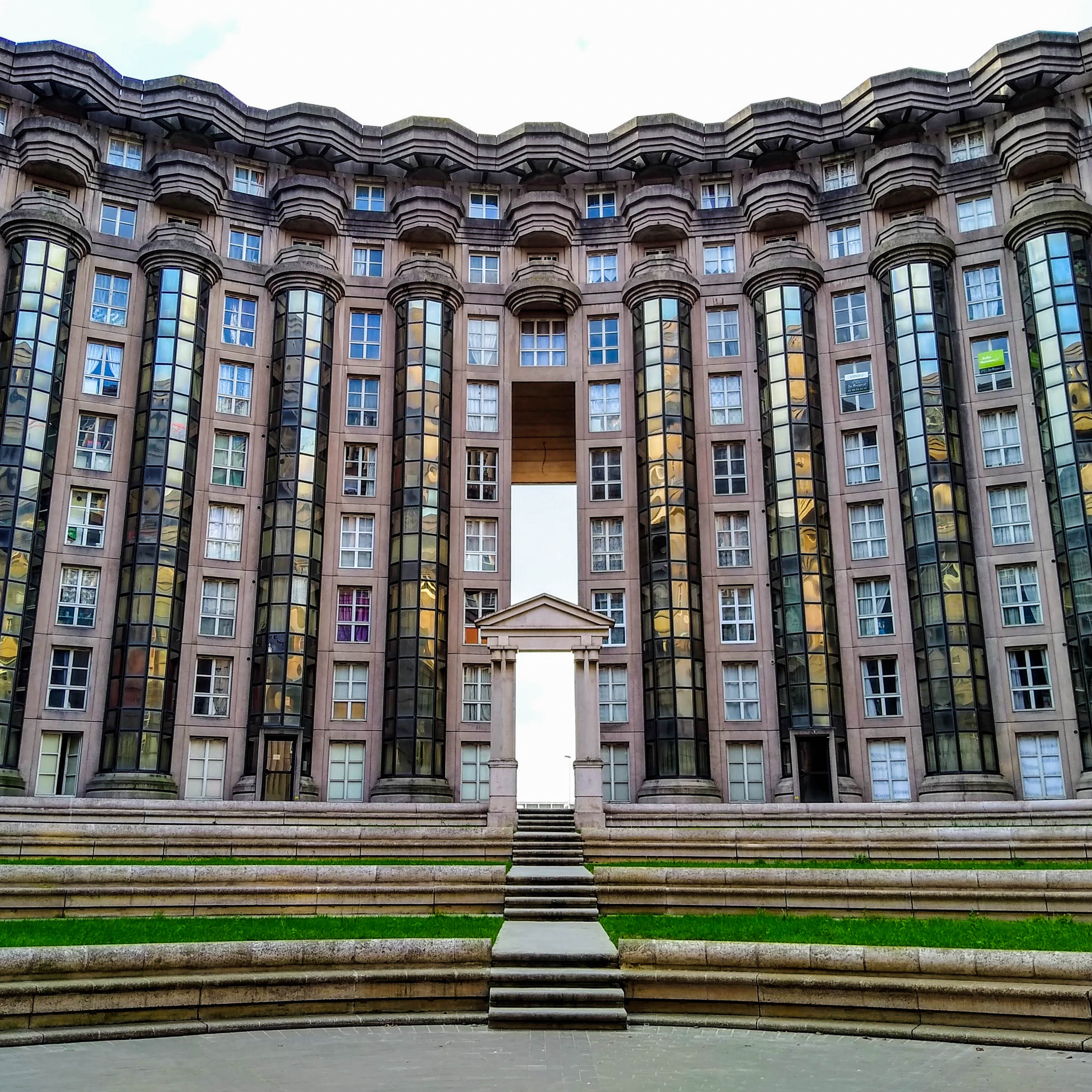 Thetimtraveller Sometimes Think I Could Do A Whole Side Series On The Mad Architectural Projects Of The Paris Suburbs This Is Les Espaces D Abraxas A 19 Apartment Complex In Noisy Le Grand