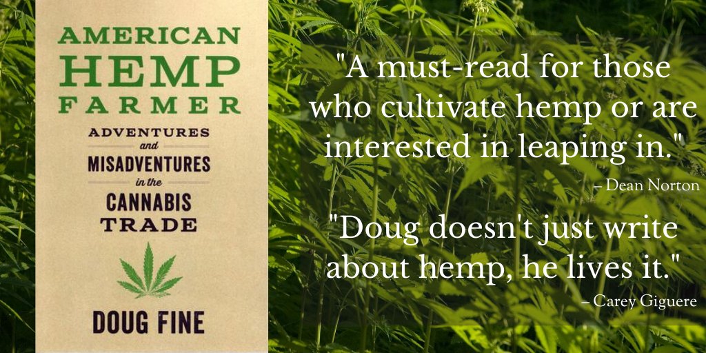 AcresUSA's tweet photo. We're excited to see "American Hemp Farmer" by Doug Fine @organiccowboy in the #1 spot on Food Tank's Winter 2021 Food and Agriculture book list! You can get both of Doug's books at the Acres USA bookstore. Congratulations Doug! #hemp #dougfine
https://t.co/R81WJrTuoA https://t.co/NPUe9t8ukH