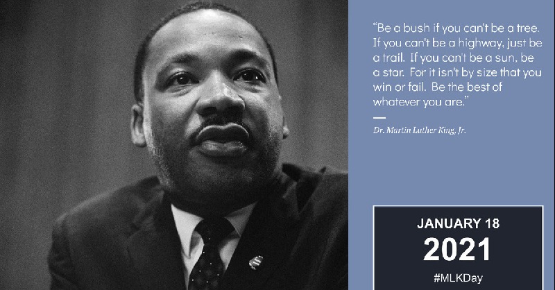 Table_Tweets's tweet image. Be the best of whatever you are, this #MLKDay and every day.
