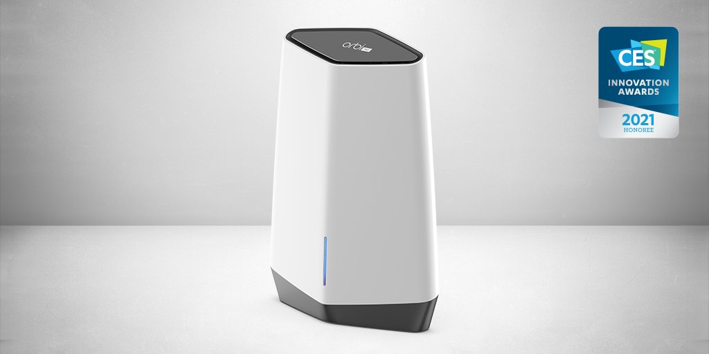 NETGEAR's tweet photo. Orbi Pro WiFi6 is the perfect way to bring fast and reliable WiFi to your home or home office. And now it's a #CES2021 #Innovation Awards Honoree. #CES2021 @CES #OrbiPro #WiFi6 https://t.co/B8NCzlw96l #NETGEARCES2021 https://t.co/EIfQEWA9Ty