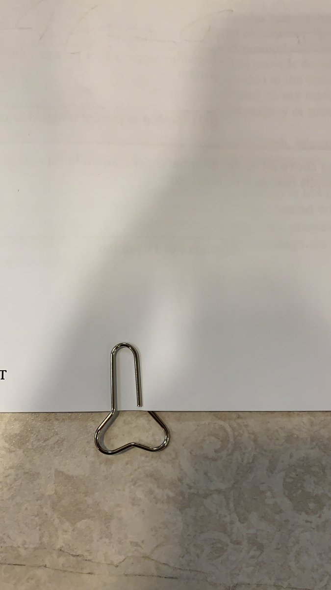 Andrology themed paper clip
