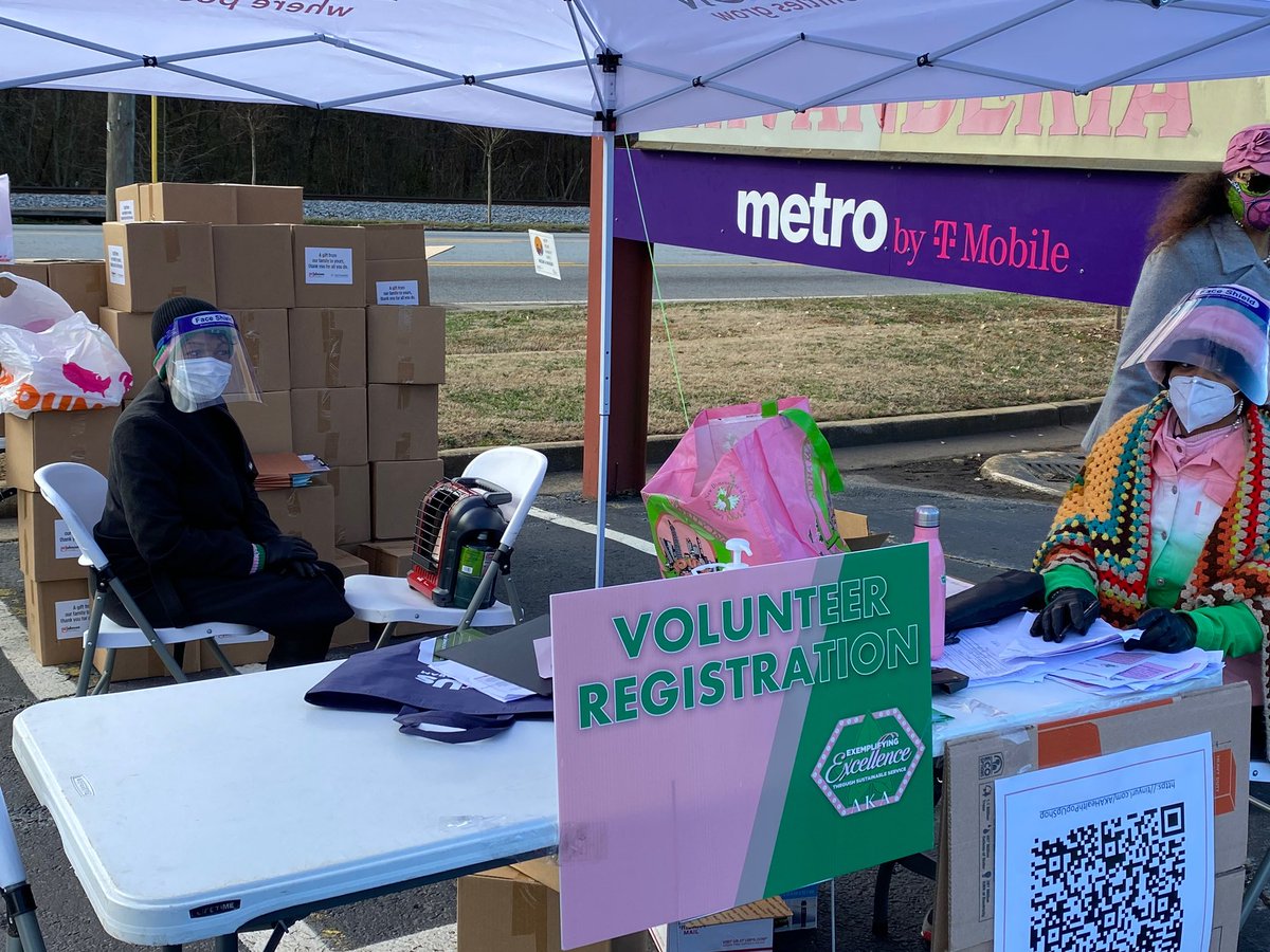 AKA’s first COVID-19 Pop-up event in Atlanta Georgia! Happening now!