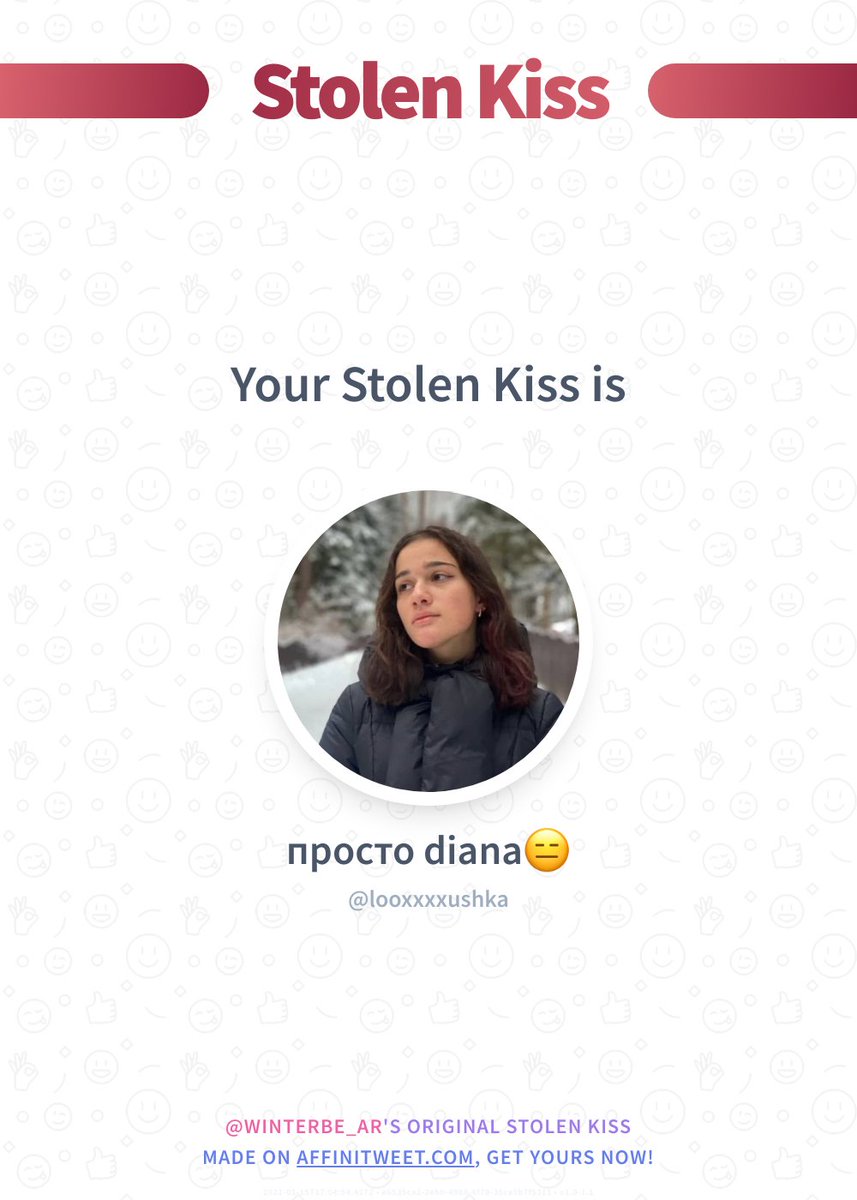 wiNTeRBe_ar's tweet photo. ✨ Stolen Kiss

looxxxxushka would kiss you around the corner... 😏
And you, who would do it?

➡️ https://t.co/2XXiMXeYNK https://t.co/woZsUfbQWF