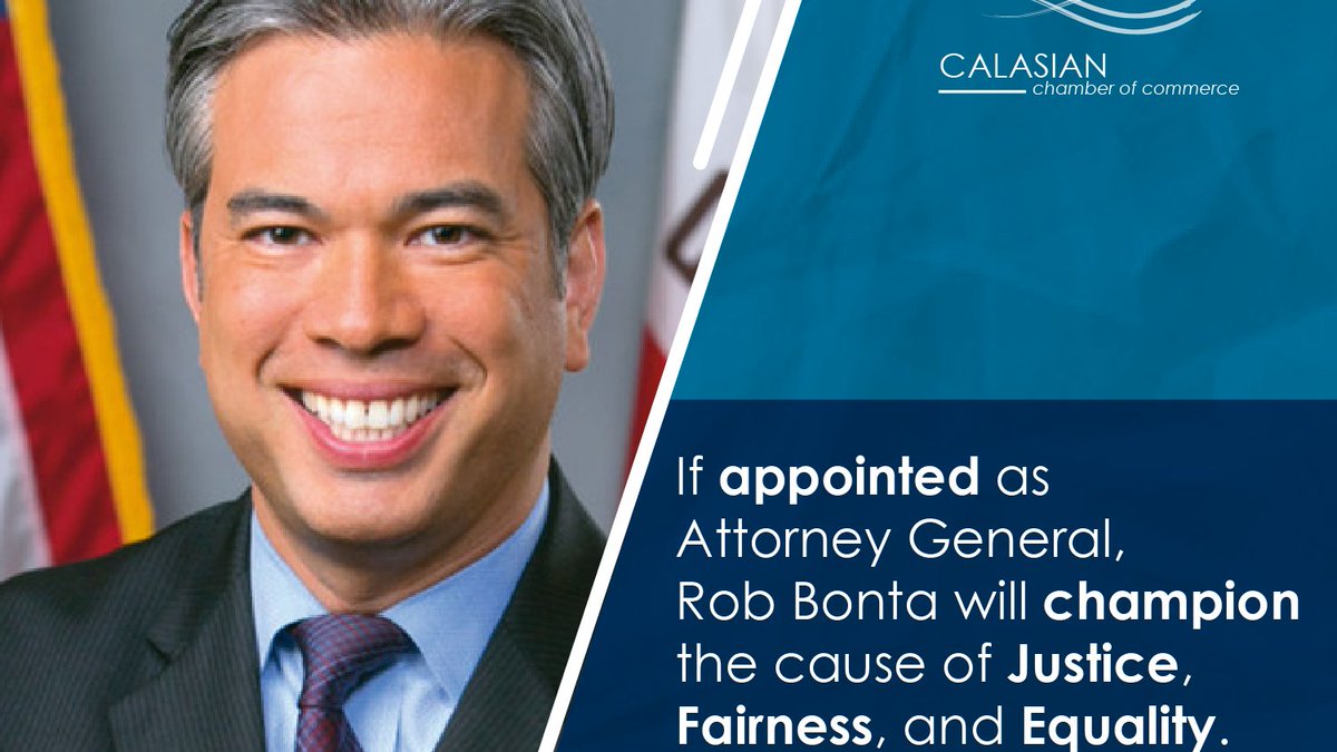 calasiancc's tweet photo. As the first Filipino-American Legislator, @RobBontaCA  is a proud and hardworking API leader, focused on providing a voice for all POC.

Share https://t.co/ZmQKHD5qBU to #SupportRob as your next Attorney General. #API4AG #PickBontaforAG @AppointRobToAG https://t.co/MpoySyfhGo