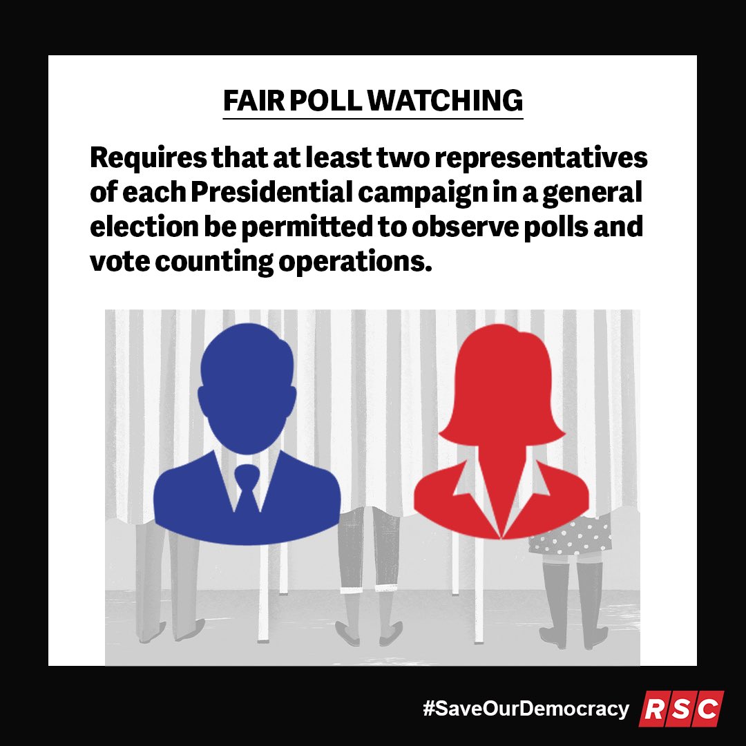 RepublicanStudy's tweet photo. The Save Democracy Act calls for common sense reforms including voter ID requirements, ballot counting transparency, and fair treatment of poll observers.

Learn more: https://t.co/KO5J03hGgR