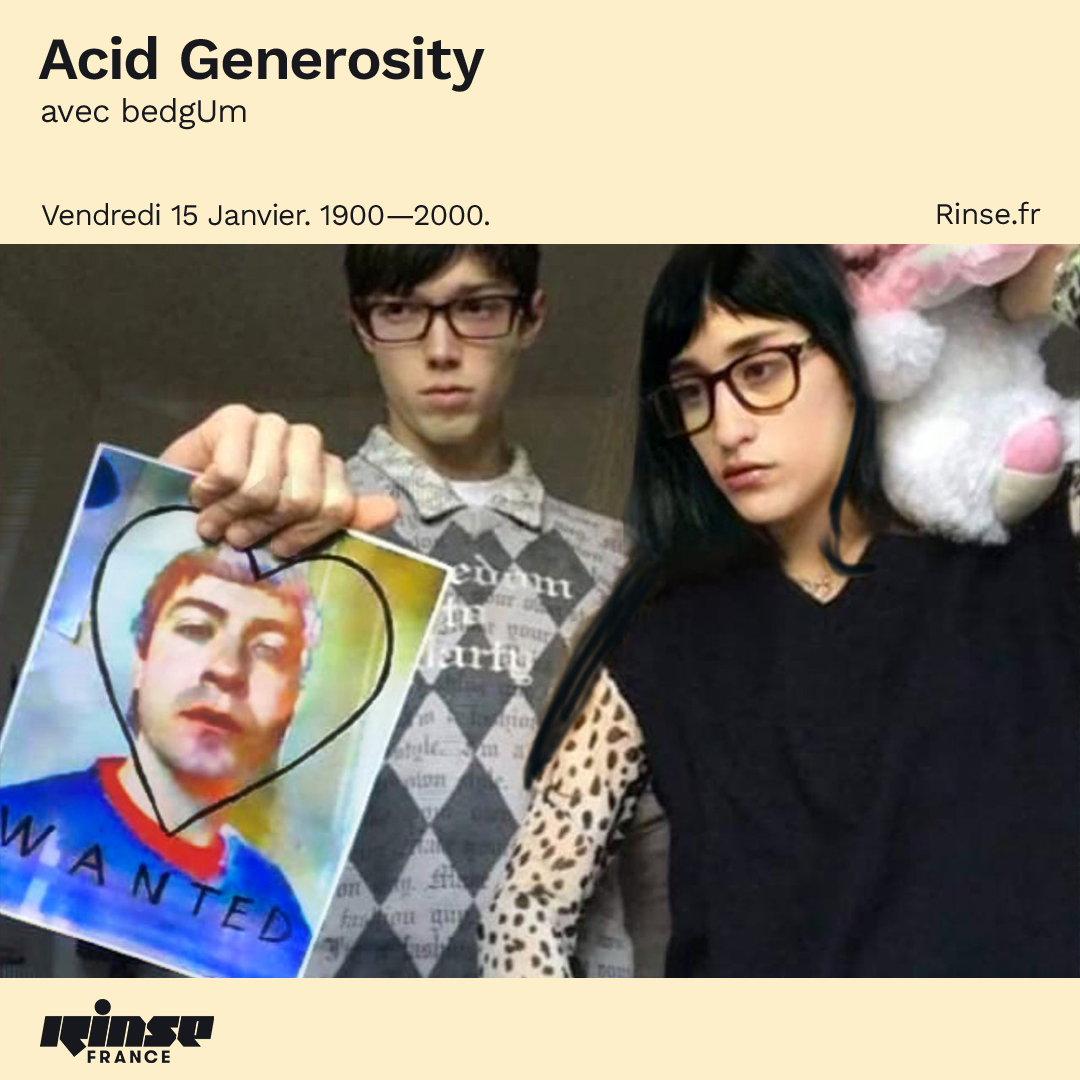 RinseFrance's tweet photo. Il est 19h !
Tout de suite retrouvez #AcidGenerosity présentée par @basilemusic qui invite #BedgUm !
🎶
https://t.co/TzaHKKcvQ2
#verrouillé 🔒 https://t.co/GnEXqQ5YAj https://t.co/f11Li5wuRK