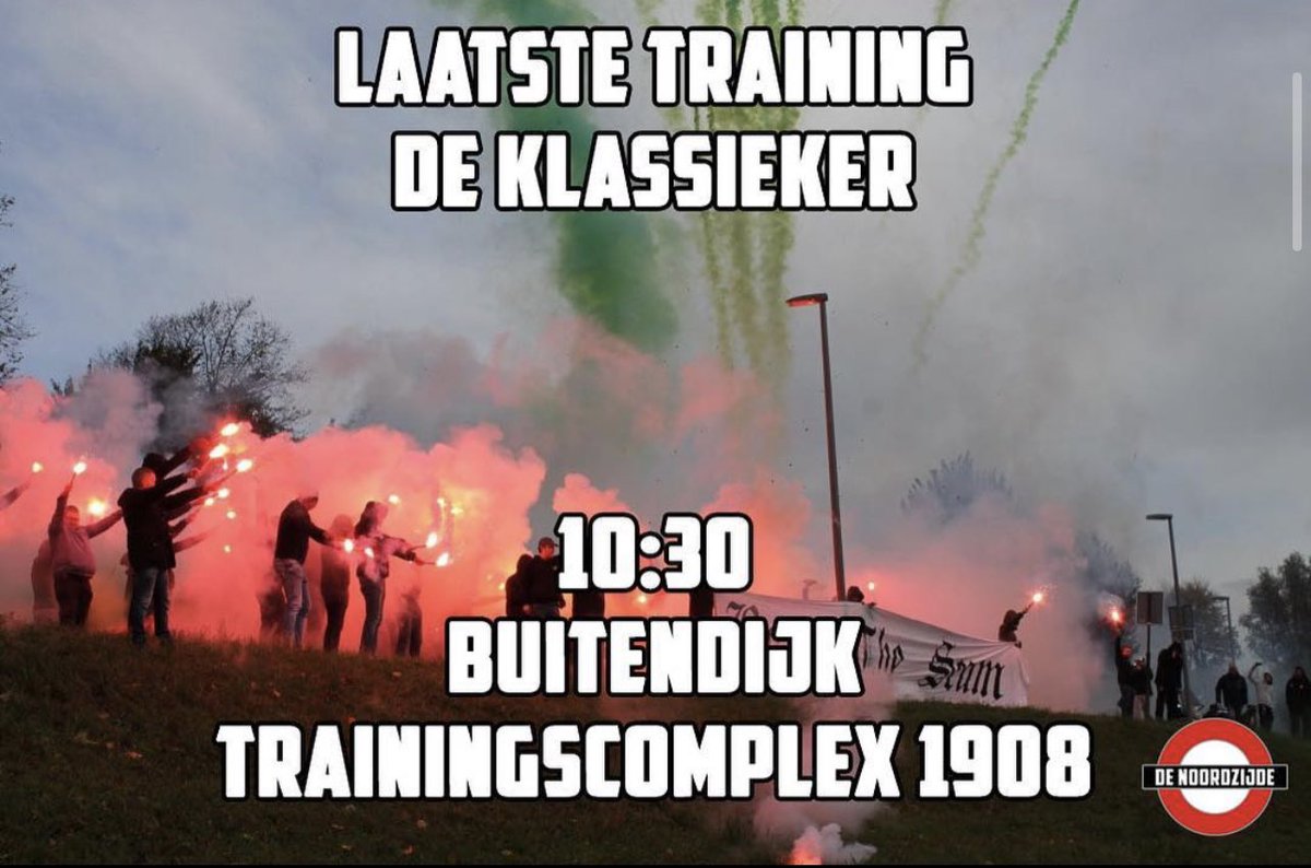 Be there!
Zaterdag 16-01
10:30 🔥

De Noordzijde