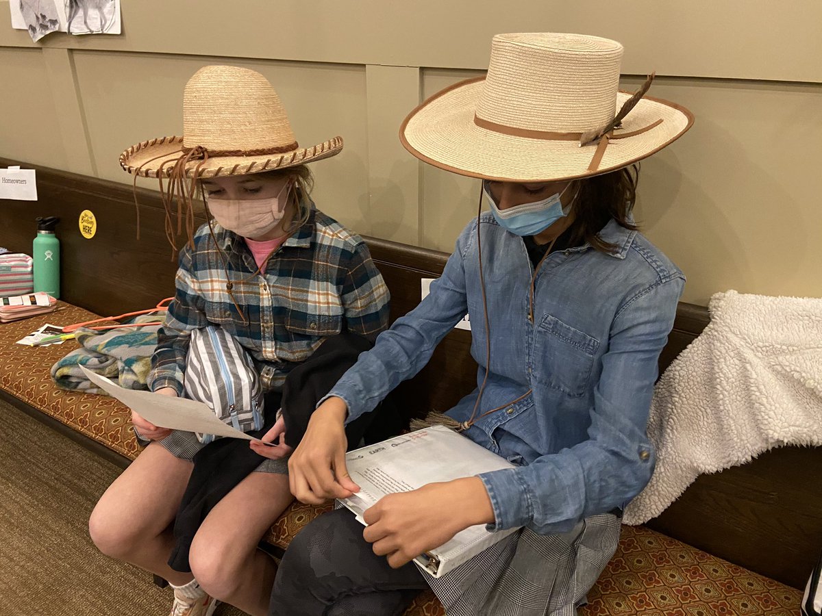 hutchisonms's tweet photo. Our 5th grade scientists are running a town hall meeting today. In character as ranchers, hunters, government officials, and more, they'll debate issues around wildlife, environmentalism and sustainability. What a fun way to explore real-world issues! #girlswholead #hutchms https://t.co/65xpBLSCBy