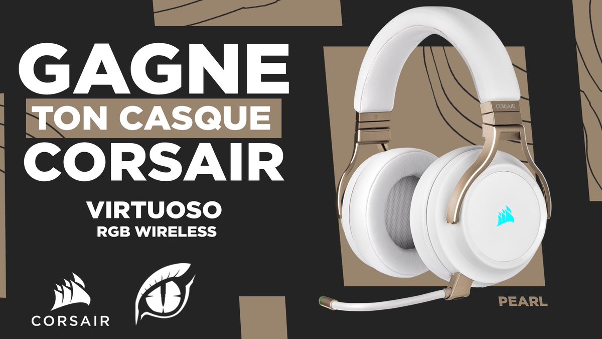 PwnZ___'s tweet photo. 🏆 #Concours 🏆

Je vous fais gagner un casque Corsair Virtuoso RGB Wireless 👀

Pour participer :
- #RT ce tweet
- Follow @ESL_PwnZ 
- Follow @CORSAIRFRA

Tirage au sort le 23/01

Louée soit la Confrérie ✊ https://t.co/4F96jWGcpC