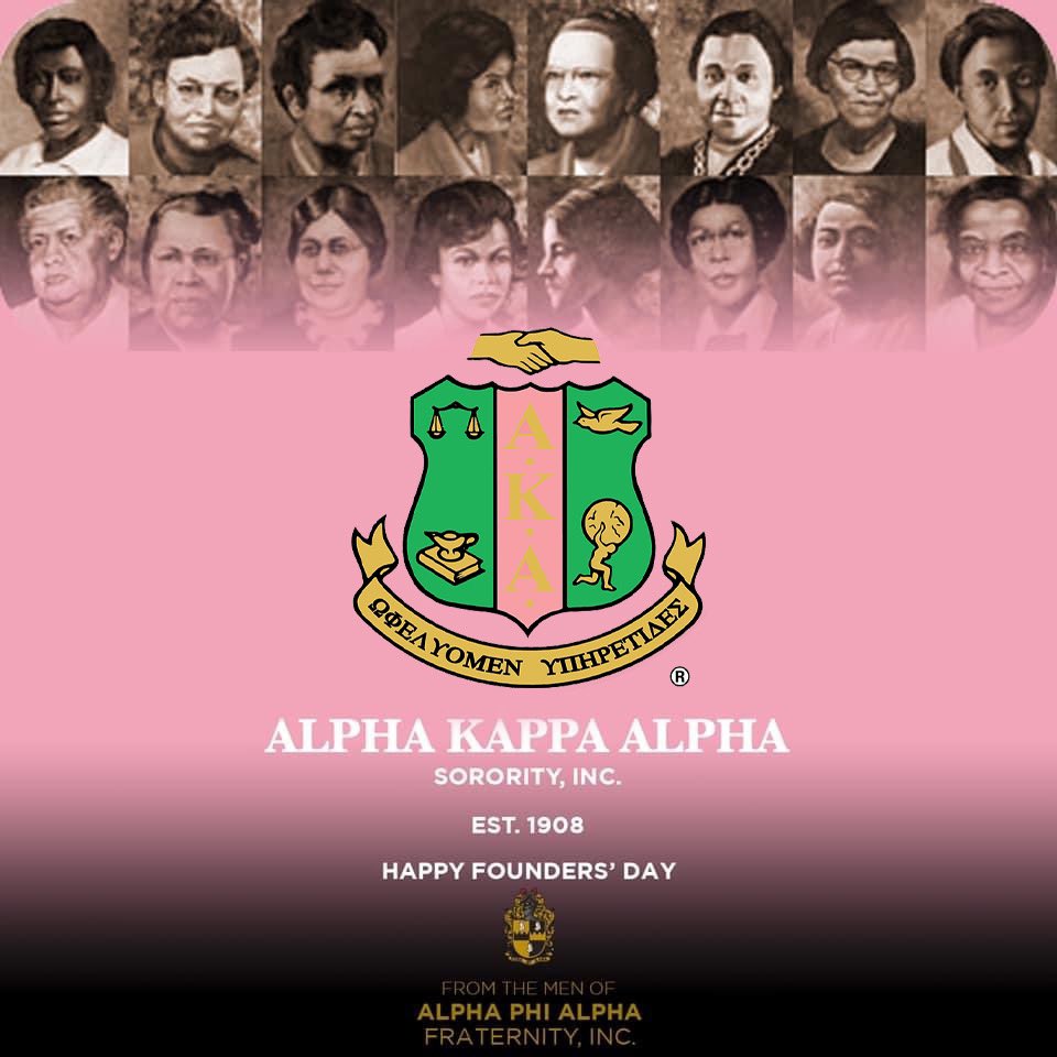 saalphas's tweet photo. Happy Founders' Day to the ladies of Alpha Kappa Alpha Sorority Inc. @akasorority1908 @atoaka_sa @TxStateAKAs @UTSA_AKAS https://t.co/qgqlBh1lK9