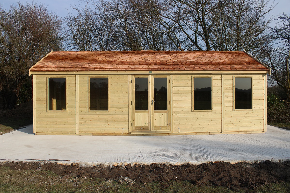 It's great to be back installing buildings. Check out this beauty! A huge 24' x 12' Cheshire Studio providing much needed additional space for a very happy customer.

Call us now on 01270 759775. You can view our full range at ow.ly/LTgk50D9JxT