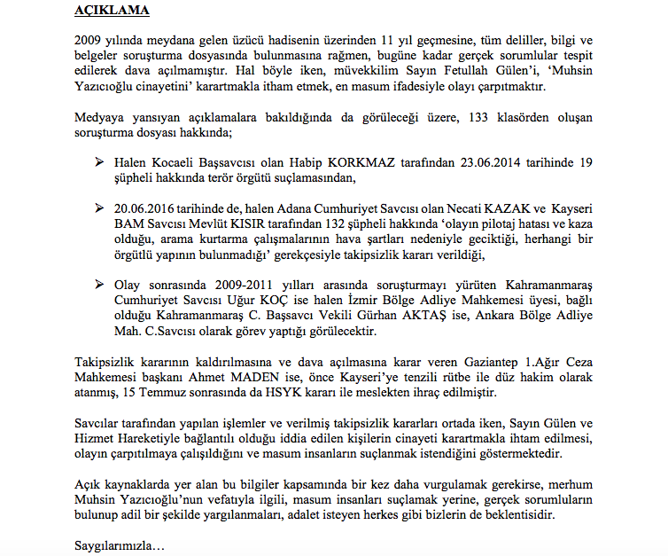 F. Gülen Avukatları tweet media