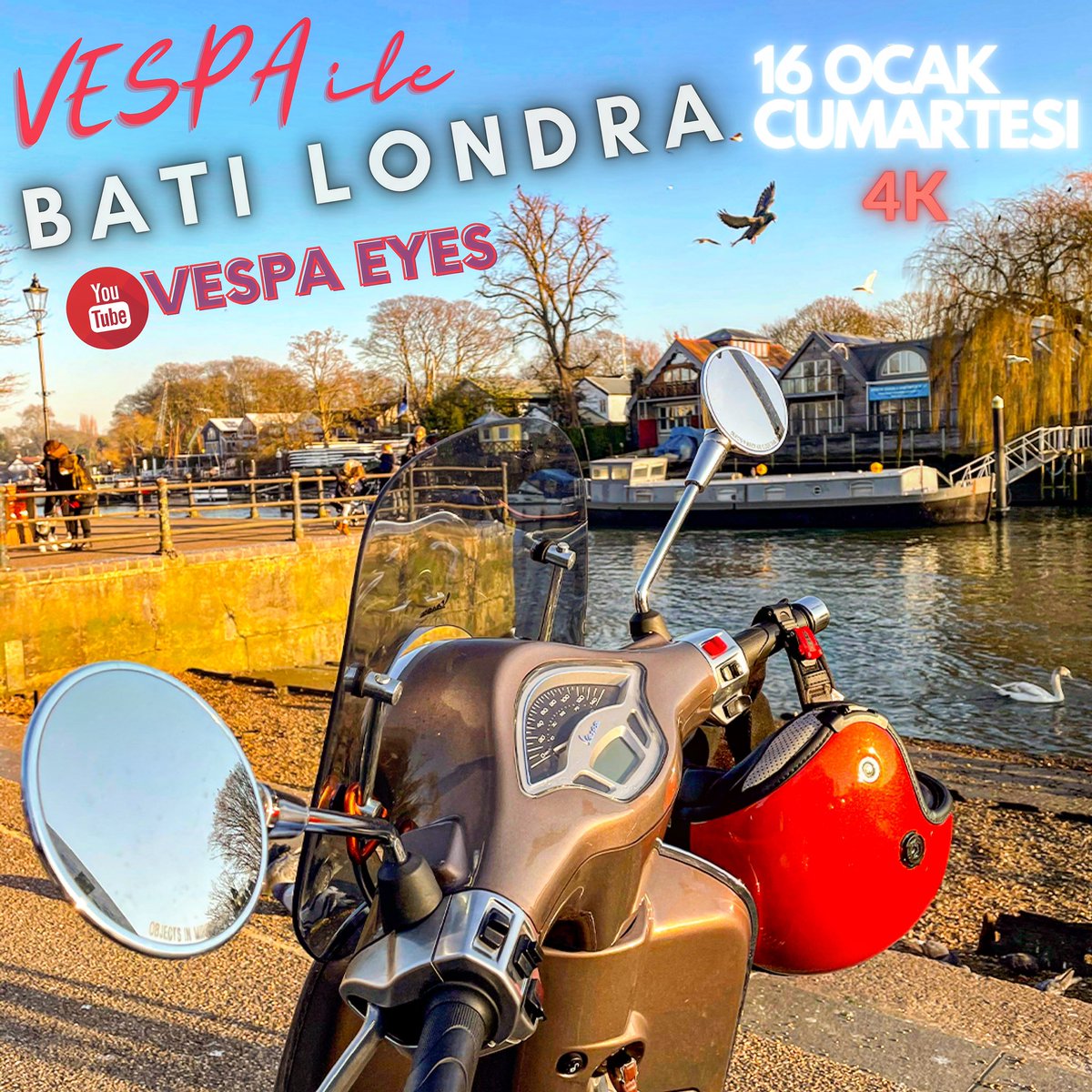 vesparideruk's tweet photo. Yarın kahvenizi yudumlarken Vespa ile mükemmel görüntülerle Batı Londra Youtube “Vespa Eyes” kanalında🛵🇬🇧 https://t.co/vOYT6iW9Vv