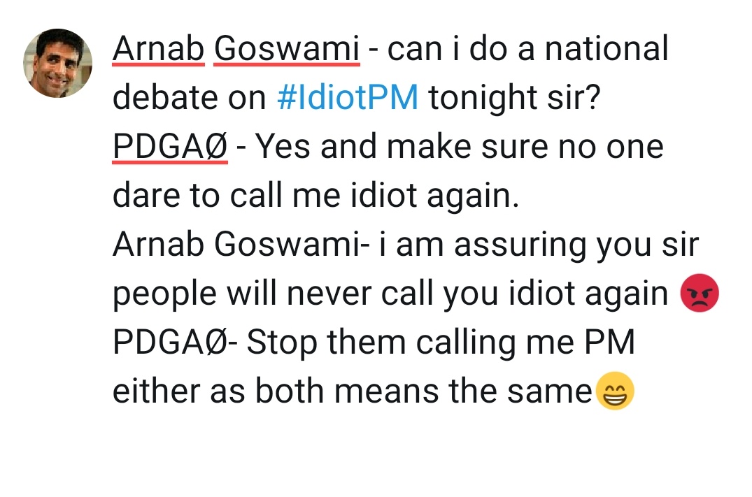 IAmRealCanadian's tweet photo. One more update from #ArnabGoswami 's leaked #WhatsApp chats.
#ArnabGoswamiExposed 
#Rajatsharma https://t.co/qdRw12aqeO
