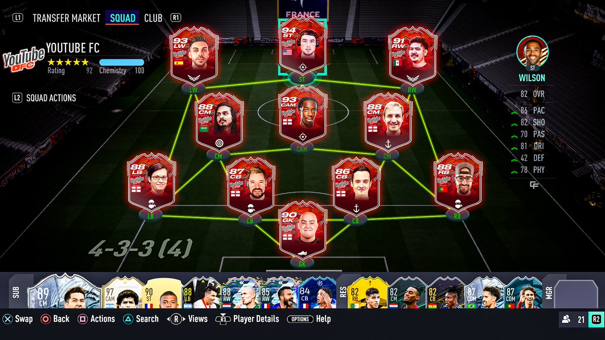Criminal__x's tweet photo. Alright, Who Wants a game? 🤨🔥 #FIFA21 #FUT #YoutubeFC 🔴⚪️ https://t.co/JEFSBIEWyP
