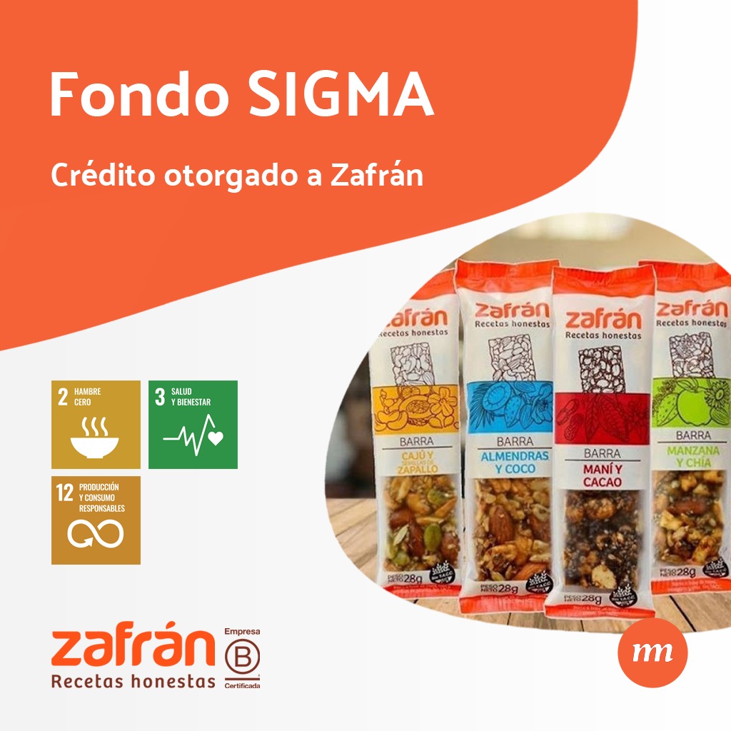 sumatoria's tweet photo. #FondoSigma
#2021 Otorgamos el primer crédito a #zafran con el objetivo de invertir en capital de trabajo por crecimiento de nuevos clientes. https://t.co/4ZZZdMgUOX