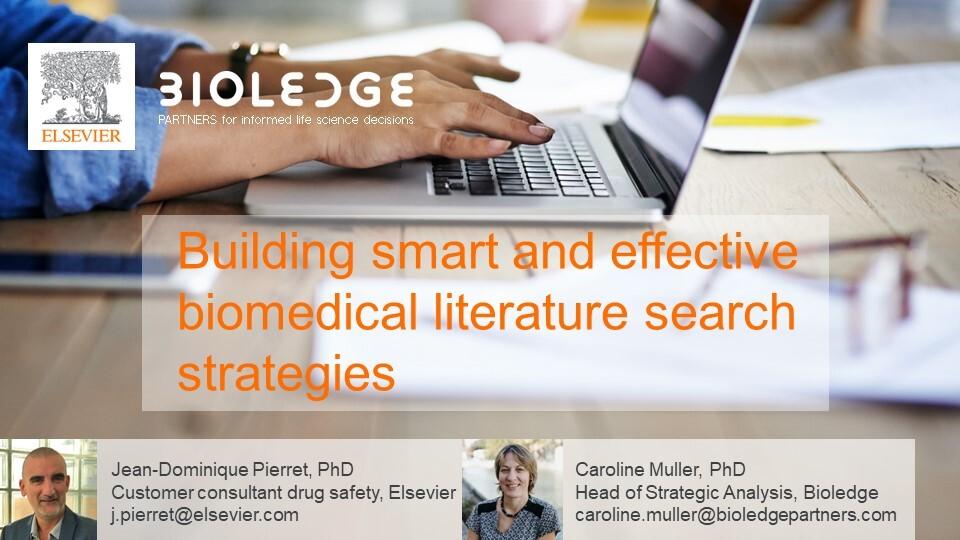 Using Embase, Scopus & other databases along with real-world examples, experts Dr. Pierret (Elsevier) & Dr. Muller (Bioledge) will explain how to quickly & efficiently focus your search on what is critical to you in the drug development process. Click: bit.ly/3qpRIlK