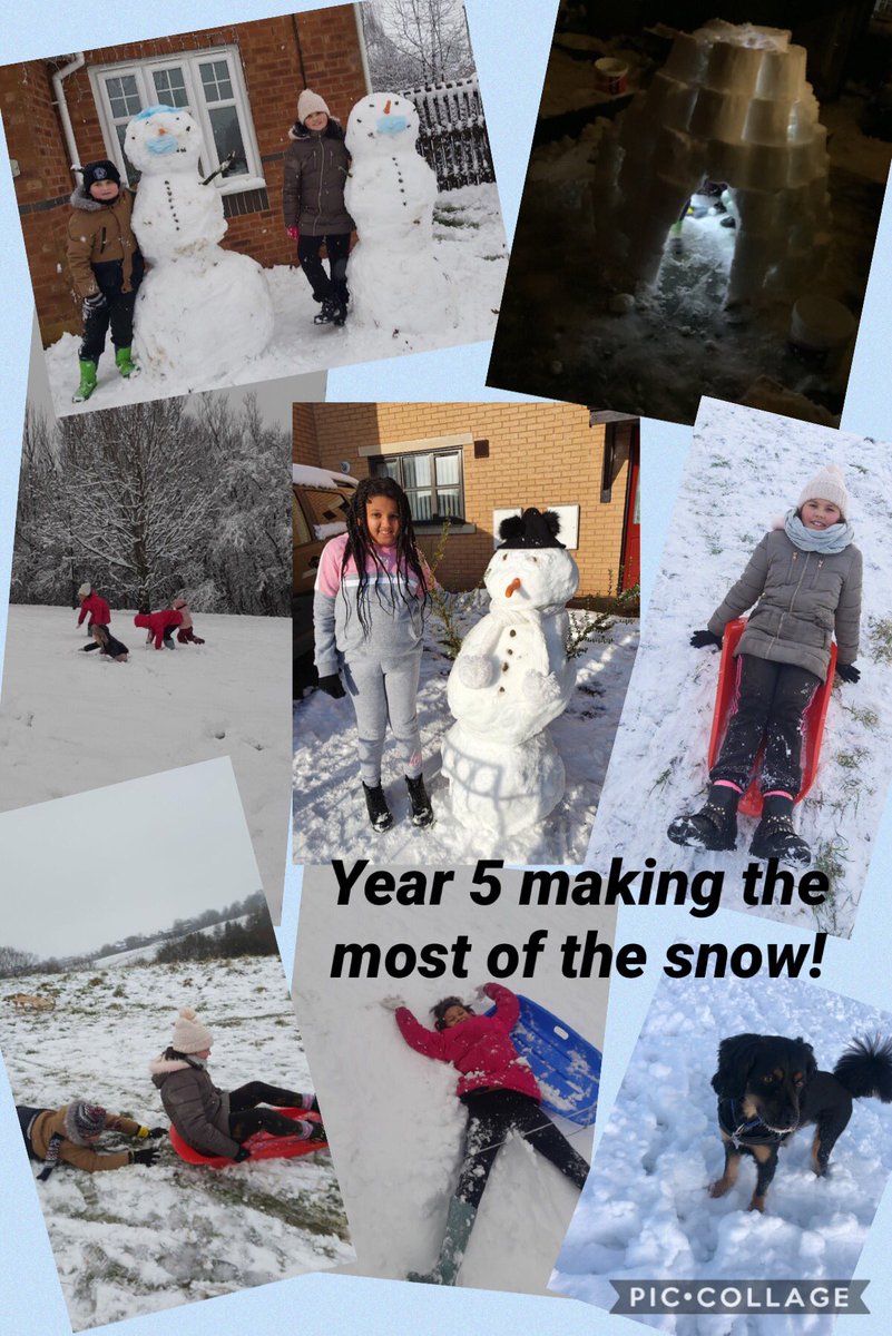 year5and6church's tweet photo. Some lovely pictures have been sent in over the last two days from @year5church for their Physical Activity Challenge! @church_prim @PEchurchprim1 #physicalactivitychallenge #outdoors #snowday https://t.co/ZyKLB5tLLT