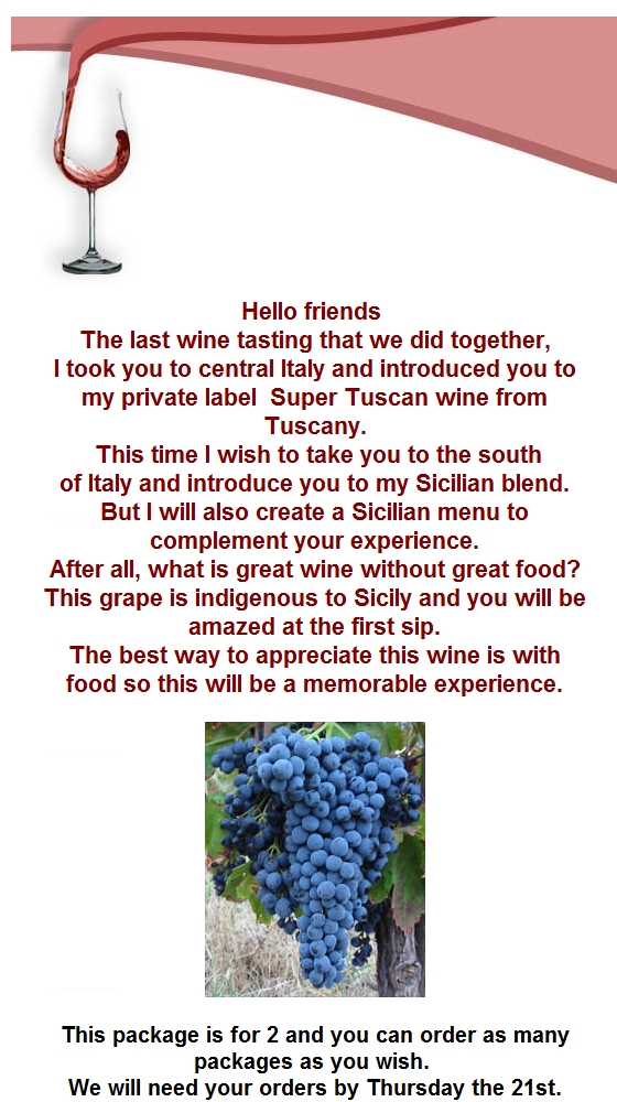 ilmitoEAST's tweet photo. Sicilian wine tasting for 2
with a  bottle of wine for only 99.99 https://t.co/NouVDqJYR4 https://t.co/hjdbFqGwEL