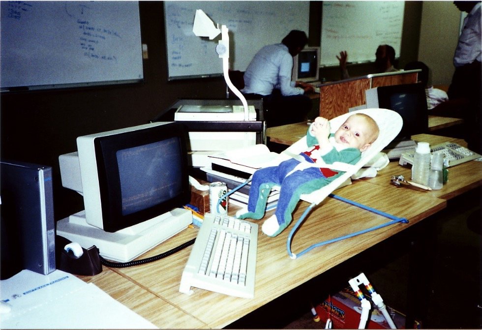 While we were all playing with our Tupperware shape sorters, <a href="/js947/">JS</a> was getting a headstart...