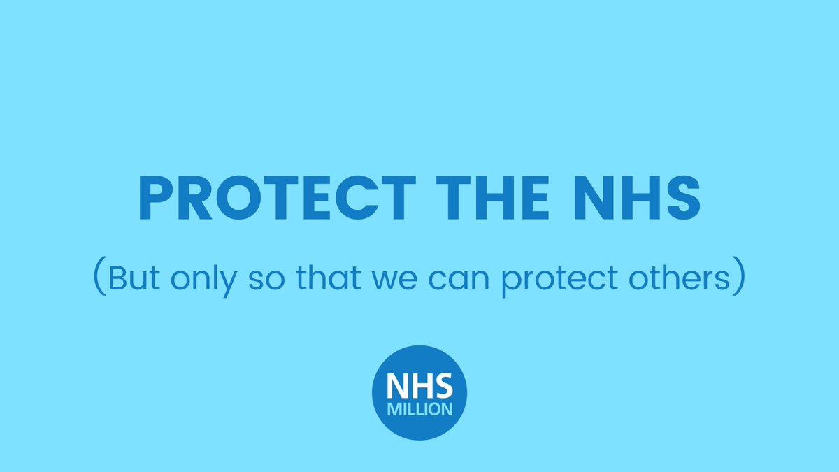 NHSMillion's tweet photo. When we say 'protect the NHS' we are not talking about protecting the concept, or the buildings

We mean don't let the NHS become so overwhelmed that we cannot treat anybody else and people die

Because WE DO NOT HAVE INFINITE CAPACITY

How are some people just not getting that? https://t.co/al4jUv9rSB