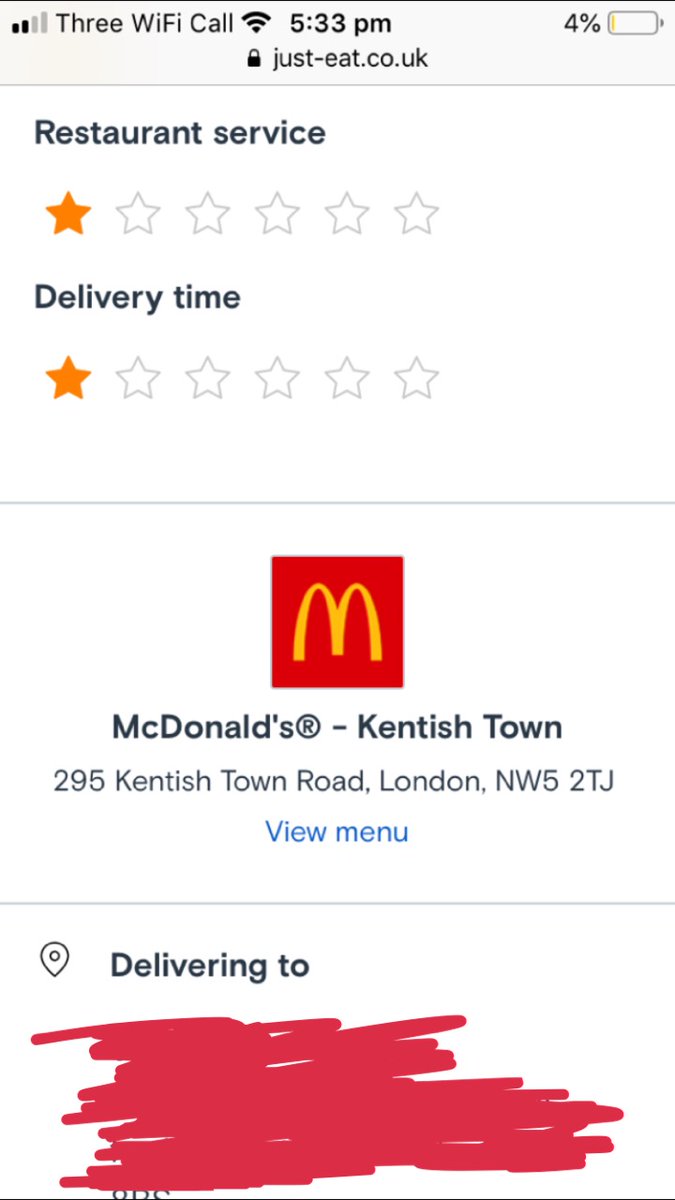 cjbarton2290's tweet photo. @ionel_be @Deliveroorider2 @JustEatUK @McDonaldsUK https://t.co/24a4NvOFhM