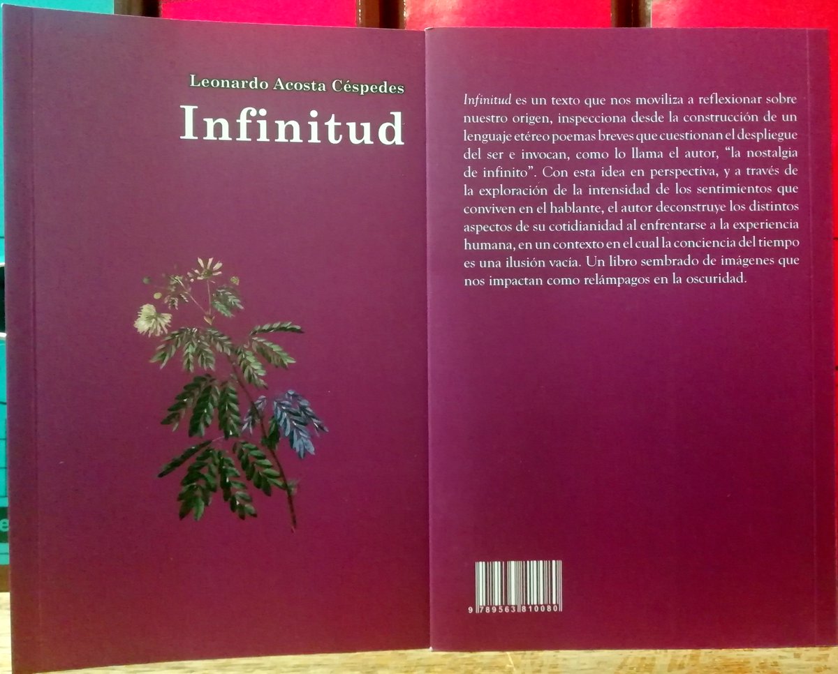 #DepósitoLegal en #BNdeChile de “Infinitud” de Leonardo Acosta Céspedes, quien entrega en forma personal su obra en #BNdeChile.