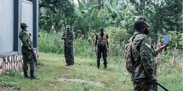 UGANDA ELECTIONS UPDATE: <a href="/HEBobiwine/">BOBI WINE</a> before he was taken away to unknown place. #UgandaDecide2021 #UgandaElections #WeAreRemovingADictator