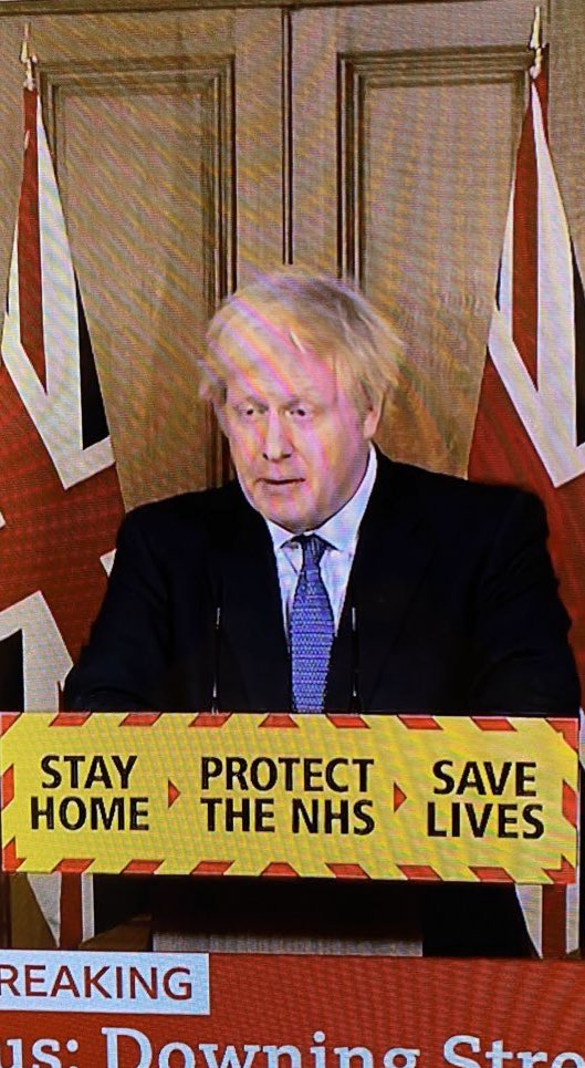 ThatTimWalker's tweet photo. No other prime minister has felt the need to wrap him/herself up in our flag in the way that Johnson has. A fake patriot. https://t.co/iYesKNsZ5P