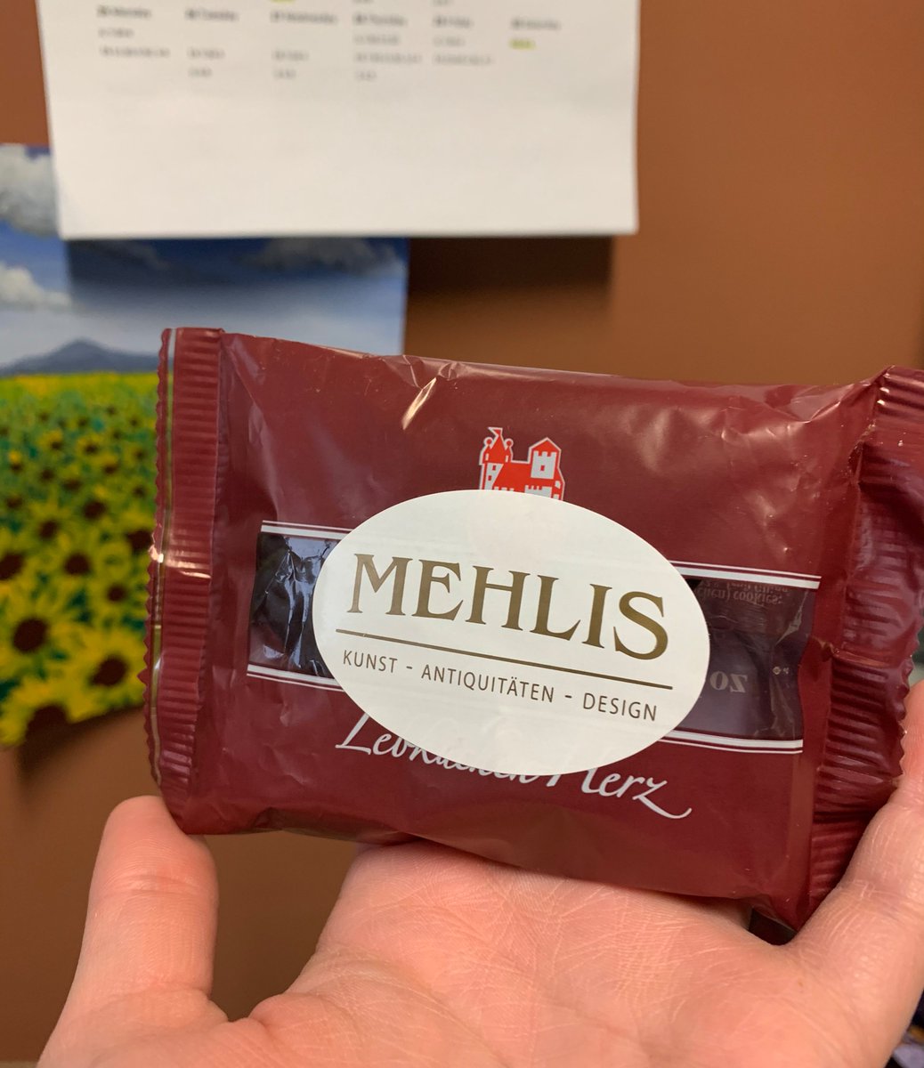 MyUndeadFather's tweet photo. Sometimes when we receive artwork from German auction houses at my job, they include sweets in the box 🍫🍰 like I’m not going to stop you, Germany, but you should know that we’re dating now. https://t.co/A4xsniX99d