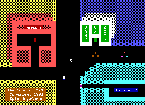 From Town to Town Remix, ZZT remains a powerful game creating tool that has stood the test of time and through modern editors, emulators, and source-reconstruction there's honestly been no better time to create something with ZZT!
