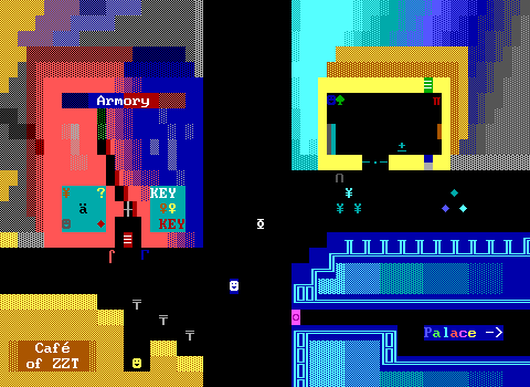 From Town to Town Remix, ZZT remains a powerful game creating tool that has stood the test of time and through modern editors, emulators, and source-reconstruction there's honestly been no better time to create something with ZZT!