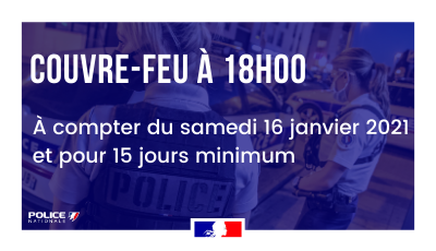 PoliceNat77100's tweet photo. [couvre-feu] @Meaux, demain on est samedi 16 Janvier, n'oubliez pas le couvre feu s'applique à partir de 18h00.

Restez chez vous et profitez bien du week-end.👍 https://t.co/WdcX66fJT9