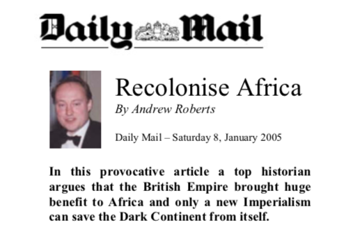 32 of 40The "New Imperialist" movement in Britain seeks to rebuild the UK's global influence, on the back of the US military.British historian Andrew Roberts announced this new movement in a January 8, 2005 article in the Daily Mail. https://twitter.com/RealRichardPoe/status/1322672951729246209