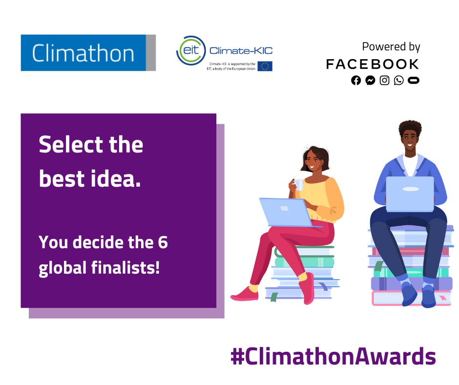 impacthub's tweet photo. 🚨 LAST DAY to vote for the best climate solutions from the #Climathon community and help select the 6 top finalists of the #ClimathonAwards.

Most IMPROVED idea since 2015 👉 https://t.co/SMrDTNq0NW

Most TRANSFORMATIVE idea of 2020 👉 https://t.co/loMtm8OrnP

#ImpactHub4Climate https://t.co/kvBLGPROCp