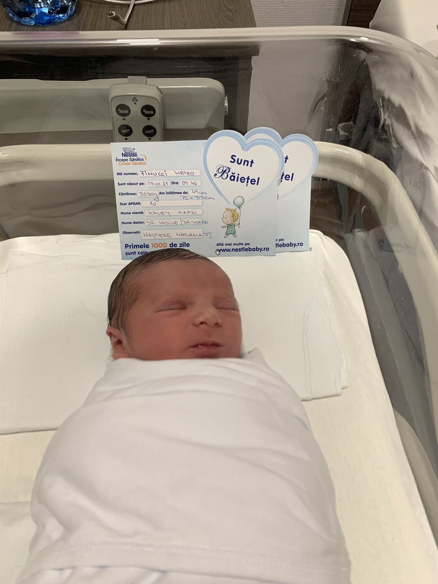 nucci39's tweet photo. Introducing Mateo Emilio Finucci https://t.co/bYCJxcos8b