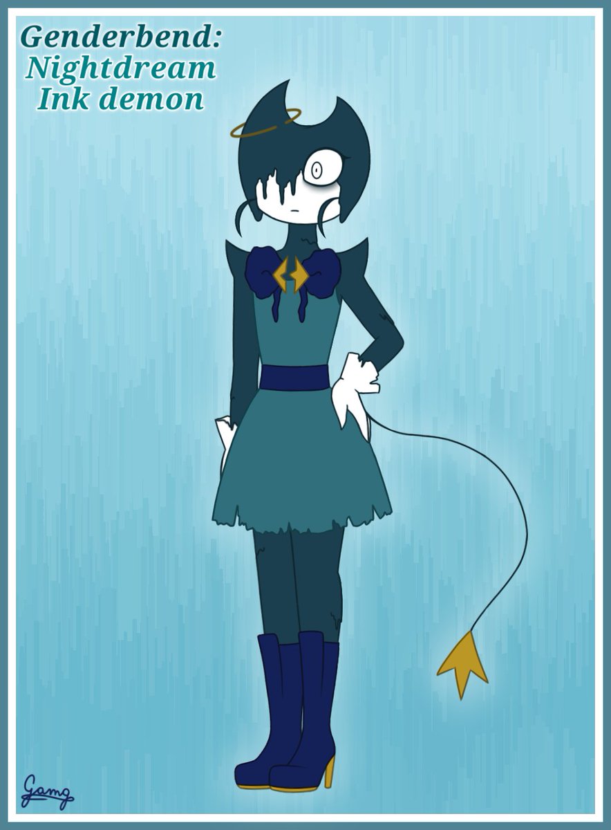 Gustavo11g2's tweet photo. Casi olvide publicar el Remake de mi otro Au que es #BATIM (en Tumblr) de la version Genderbend de Nightdream Ink Demon
#BATIMAU #BATDM #genderbend #BENDY #digitalart #digitaldrawing https://t.co/uH5NK6uOCn