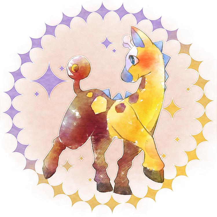 キリンリキ Girafarig ナオトのイラスト