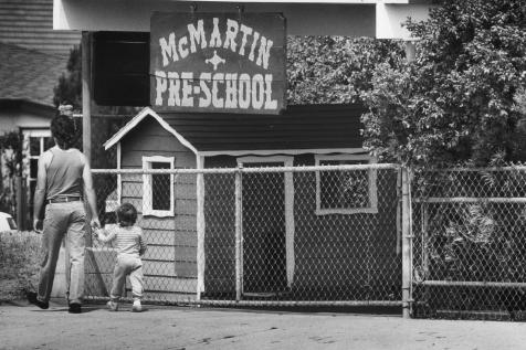 Loftus testified in the McMartin Preschool trial, in which teachers were accused of raping kids -- and also of flying around like demons. One kid said Chuck Norris was one of the rapists. The kids were manipulated. After 6 years, the teachers were exonerated. 9/10