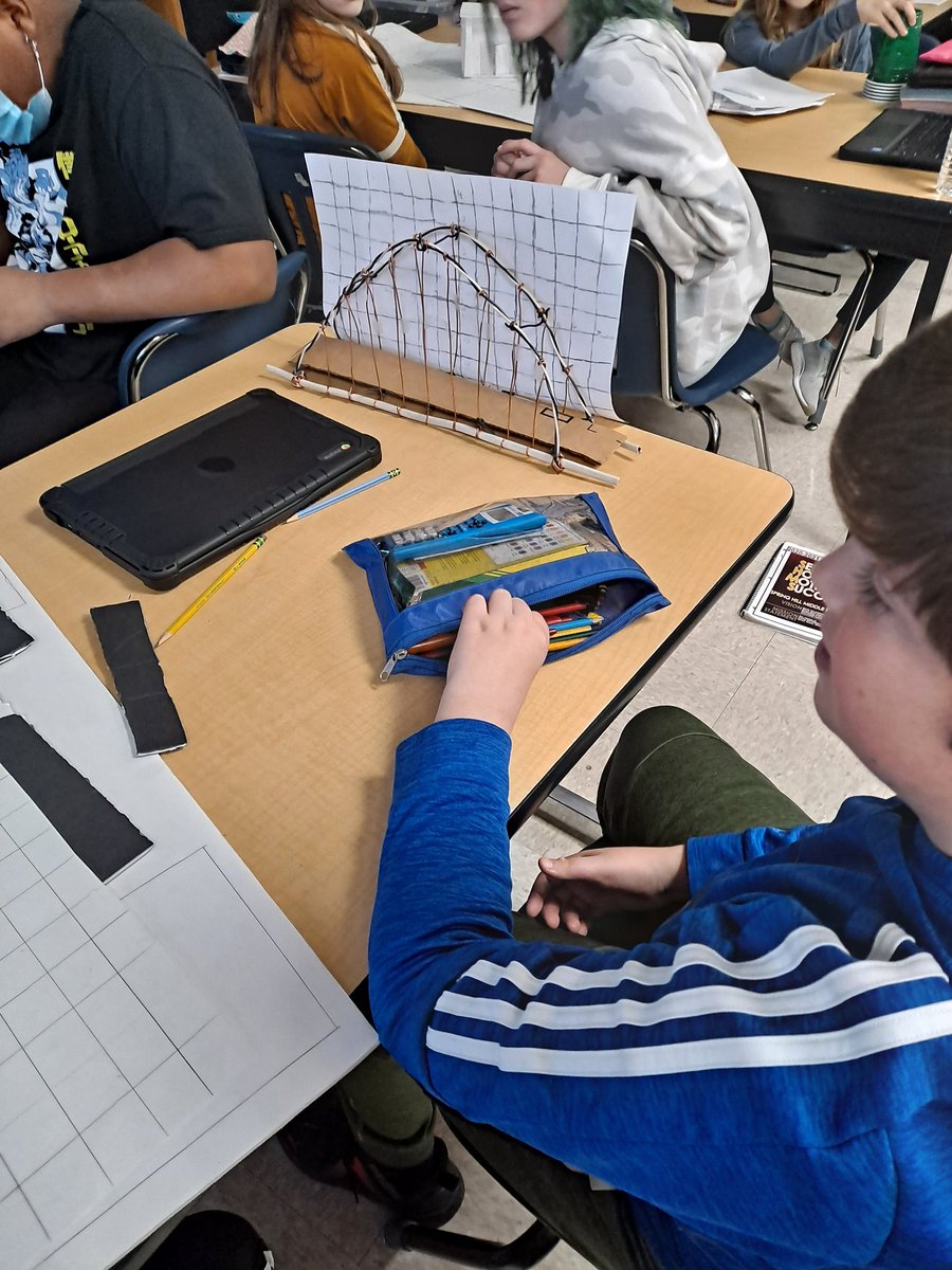LauraIrvineTN's tweet photo. 6th graders are rocking STEAM lessons on human impact in biomes today! @chellewalkermba @SHMSGeneral @MsPrincipalSHMS https://t.co/llLtC12cVP