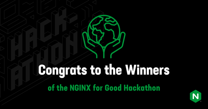 AWS_Partners's tweet photo. 👏 Congrats to the winners of the @NGINX for Good Hackathon for building apps that help people impacted by the pandemic. Learn more: https://t.co/89lDj8NBkM https://t.co/wRjIqV9Ud0