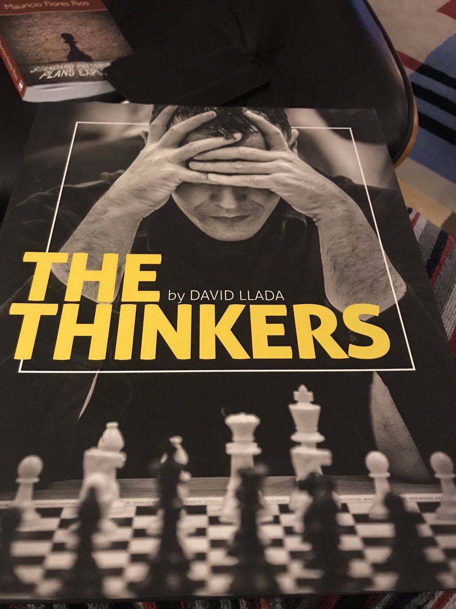 (1/?)Right. As of this minute I’m on holiday for 10 days (+the rest of today)To celebrate: 1 like = 1 thing that’s not doing chess that could improve your chess training. Here’s one for free: read  @davidllada ‘s The Thinkers and be inspired.