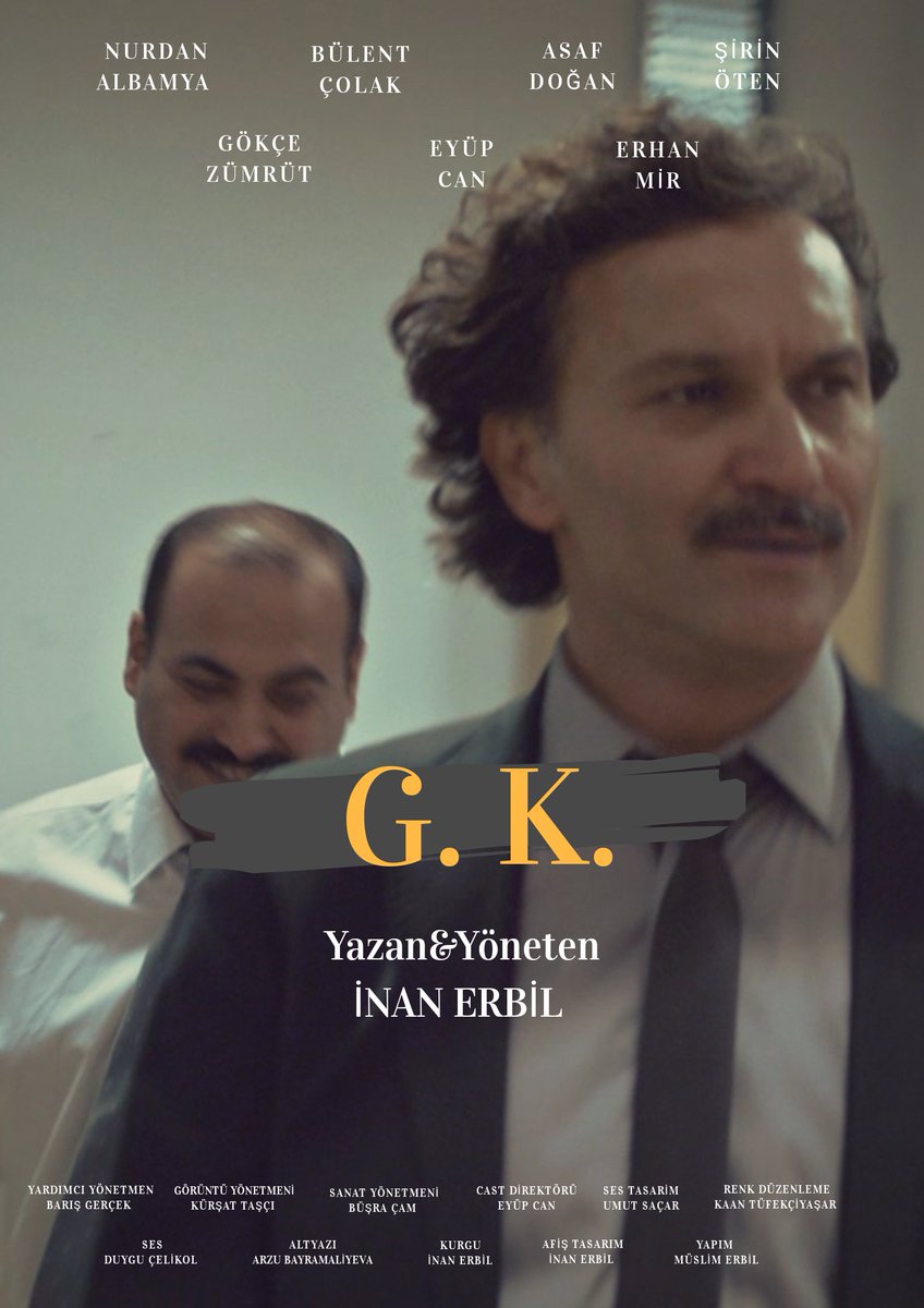 🎥The "Cut Short, Live Long" online short film festival will continue with "𝐺𝐾," the latest work of director İnan Erbil <a href="/erbil_inan/">İnan Erbil</a> on 27th January. 

#İnanErbil 
#GK